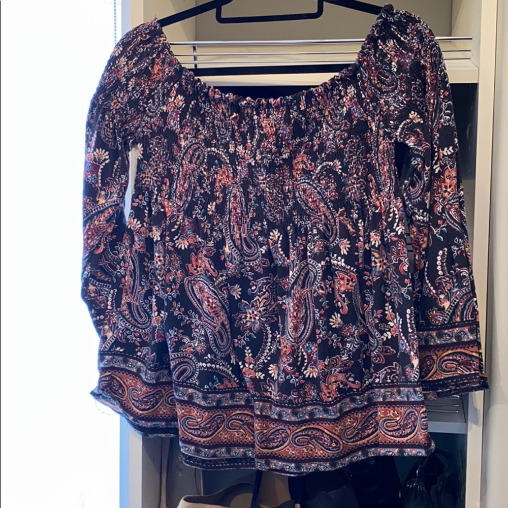 Boho Paisley Shirt